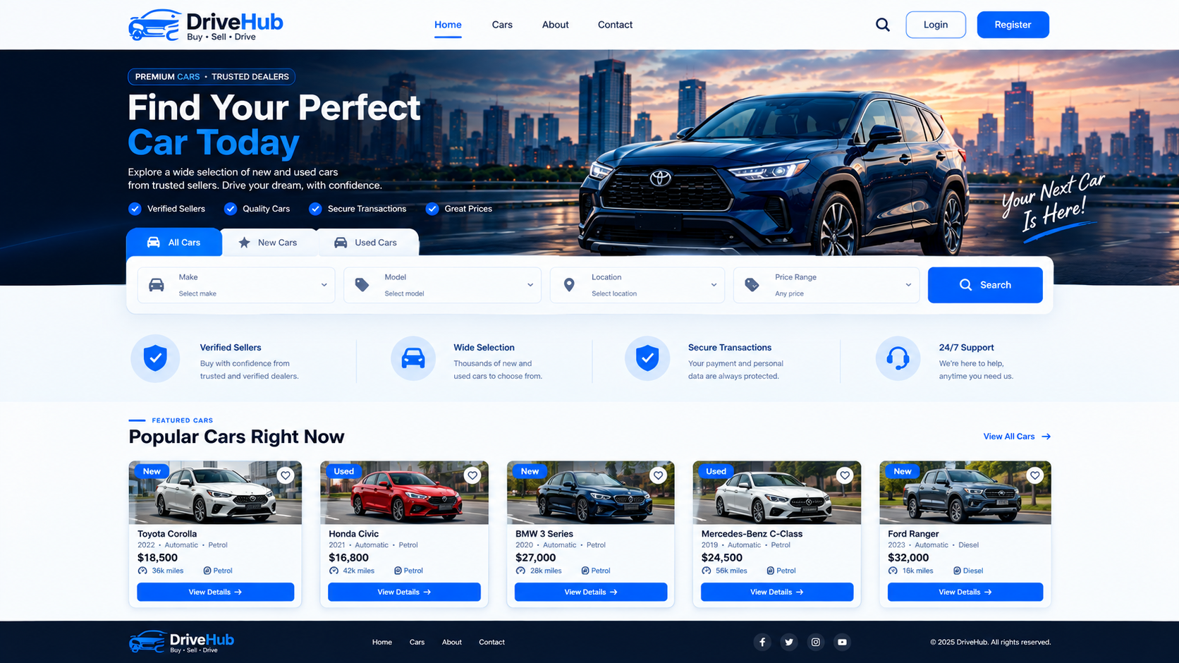 Car Sales Website